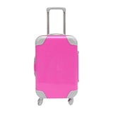 Maxbell Mini Suitcase Candy Box Luggage Storage Box for Children Toy Makeup Dress up Rose Red