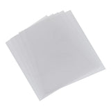 Maxbell 5 Half Transparent Shrink Film Sheets Shrinkable Paper Craft Dull Polish Circle Heart