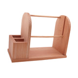 Maxbell Wooden Yarn Holder for Crocheting Easy Assembly Portable Yarn Organizer Rack