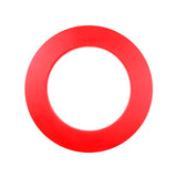 Maxbell Target Boards Surround Round Backboard Stable Protection for Home Garage Office red