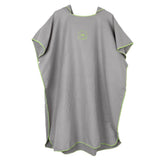Maxbell Adult Surf Beach Hood Poncho Wetsuit Changing Robe & Changing Mat Gray