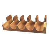 Maxbell Maxbell Wooden Sushi Holder Stand Sushi Serving Plate for Parties Desktop Restaurant 5 Grid