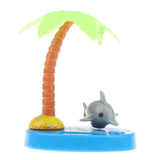 Maxbell Maxbell Solar Powered Dancing Ornament  Fish with Coconut Palm Flip Flap Toy Grey