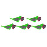 Maxbell 5 Novelty Sunglasses Alien Glasses Hip Hop Costume Party Props