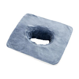 Maxbell SPA Towel with Face Hole Washable for Skin Soft Steam Massage Towel blue