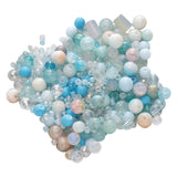 Maxbell Beads for Jewelry Making Kit Glass DIY Jewelry Supplies for Earring Necklace Blue