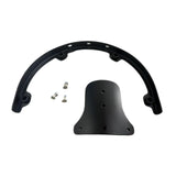 Maxbell Tom Holder Stand Metal Tom Hoop Suspensions Mount for Drum Player Accessories Black 12inch