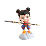 Maxbell Cute Nezha Action Figures Action Anime Model for Kids Adults Boys Girls Gift B