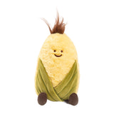 Maxbell Plush Fruit Toy Cute Soft Fruit Series Plush Doll for Adults Boys Girls Kids 27cm Corn