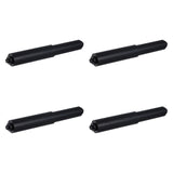 Maxbell 4x Toilet Paper Holder Spring Loaded Roller Utility Flexible Replacement Rod Black