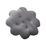 Maxbell Biscuit Shaped Seat Cushion Creative Floor Cushion Pad for Chair Sofa Office Gray