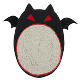 Maxbell Maxbell Halloween Bat Design Cat Scratching Board Pad Natural Sisal Mat Catnip Toy