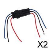 Maxbell 2x3 Pin HID Electrical Wire Connector Plug Male Female Harness Clips