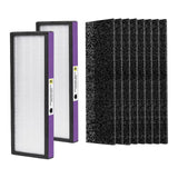 Maxbell HEPA Replacement Purifier Spare Parts Easy Installation Air Purifier Cleaner 2pcs Violet