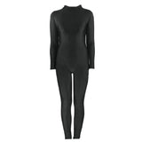 Maxbell Adult Spandex Bodysuit Catsuit Dance Costume Stretchy Unitard Black 3XL - Aladdin Shoppers