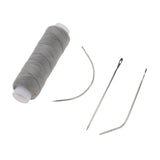 Maxbell 5 Pieces Cotton Hair Track Weft Weaving Sew Decor Thread for Hair Extensions