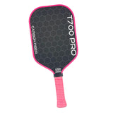 Pickleball Paddle Ergonomic Lightweight Training for Indoor Practice Playing Pink