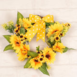Maxbell Fall Front Door Wreath Sunflower Wreath Thanksgiving Christmas Decoration