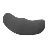 Maxbell Waist Support Cushion Practical Simple Memory Foam for Work Car Seat Resting Deep Gray