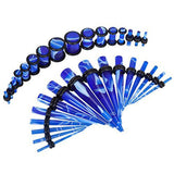 32pcs Gauges Kit Tapers and Plugs Acrylic Tunnels 14G-0G Ear Stretching