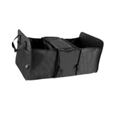 Maxbell Car Trunk Storage Box Waterproof Grocery Organizer for Outdoor Picnic Travel Black
