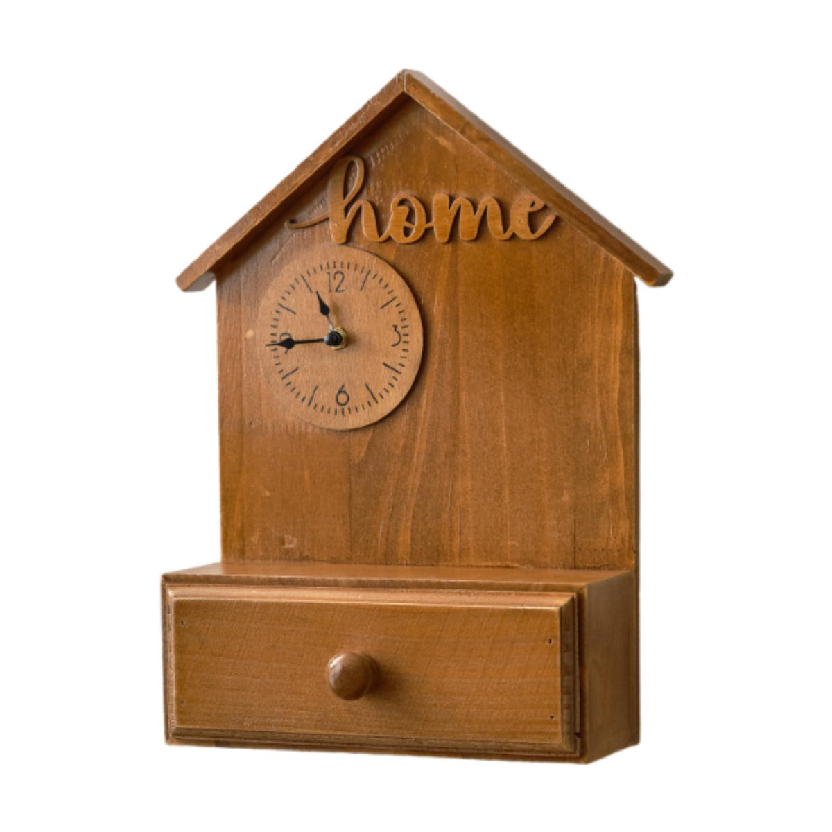 Maxbell Wall Clock Creative with Storage Drawer for Bathroom Living Room Dining Room Coffee