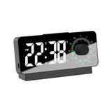 Maxbell Maxbell Digital Alarm Clock Modern Large Display LED Clock for Bedroom Black Green Light