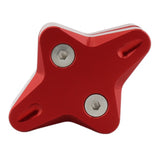 Maxbell Motorcycle Side Stand Foot Enlarger Plate for Yamaha Nmax125 Motorcycle Red