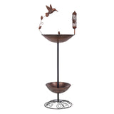 Maxbell Bird Feeder Bird Bath Waterproof Garden Yard Decor for Patio Outdoors Garden