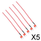 Maxbell 5x5 Pieces Car Truck Boat 10A 32V ATM APM Mini Blade Fuses for 16 AWG Wire