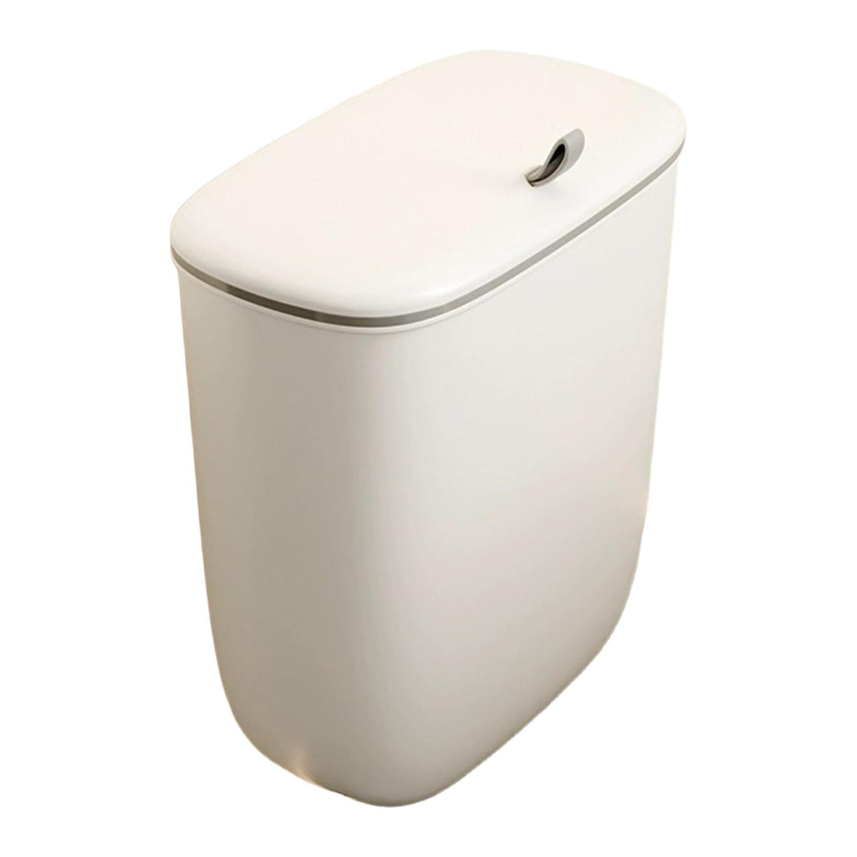 Maxbell Hanging Trash Can Mountable Under Sink Dust Bin for Bedroom Office Household White Large