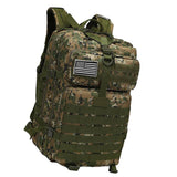 Maxbell Hiking Backpack Laptop Backpack Large Multipurpose Portable Camping Rucksack Dark Green