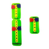 Maxbell 2 Pieces Tennis Racquet and Paddle Scorekeepers Match PVC Mini Score Keepers