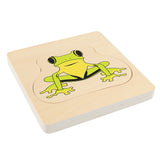 Maxbell Maxbell The Growth Process of Frog Jigsaw Puzzles Matching Toy for Kids Montessori Early Developing Toy