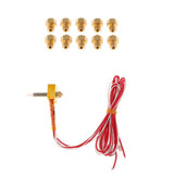 Maxbell Assembled Extruder Hot End Kit 1.75mm +10Pcs 0.4mm Nozzle Print Head for MK8 - Aladdin Shoppers