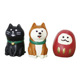 Maxbell 3x Resin Figurine Artwork Gift Cabinet Housewarming Decoration Animal Statue