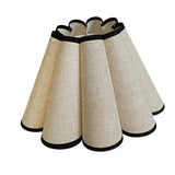 Maxbell Fabric Table Lamp Cover Home Pendant Light Lamp Shade Petal Shaped Lampshade Beige