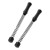 Maxbell 2 Pieces Ropeless Battle Ropes Fitness Equipment for Home Gym Office Workout Black