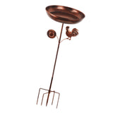 Maxbell Bird Bath Iron Gifts Large Capacity Bird Feeder Outside Outdoors Bird Lovers