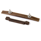 Maxbell Rosewood Bridge with Bone Saddle for Archtop Jazz Guitar