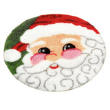 Maxbell Latch Hook Rug Kit Crocheting Yarn Cushion Mat DIY Thread Carpet Craft Santa