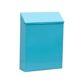 Maxbell Wall Mount Mailbox Rainproof Wall Hanging Mail Box for Porch Gate Front Door blue