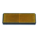 Maxbell 2 Pieces Car Reflector Light Reflective Strips On Self Adhesive Yellow & Red