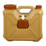 Maxbell Water Container with Spigot Bucket Water Tank for Fishing Backpacking Picnic 12L Yellow