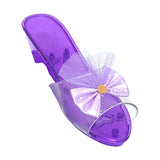 Maxbell Princess Dress up Shoes Dress up Kids Heels for Cosplay Role Playing Costume purple