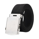 Maxbell Canvas Web Belt Hiking Wear Resistant Comfortable 41” Stretch Resistant Belt Black