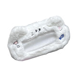 Maxbell Plush Pencil Case Pouch Photocard Holder Pen Case Container Tote Bag Pen Bag Pink Cat