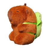 Maxbell Capybara Plush Keychain Toy Soft Ornament for Kids Boys Girls Creative Gifts Turtle