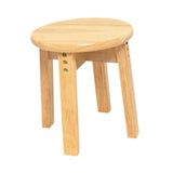 Maxbell Wood Stool Decorative Furniture Wooden Foot Stool for Apartment Doorway Home height 30cm Style B