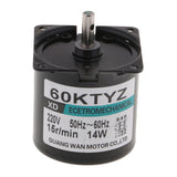 Maxbell 60KTYZ 220V 15rpm Permanent Magnetic Electric Synchronous Motor 14W